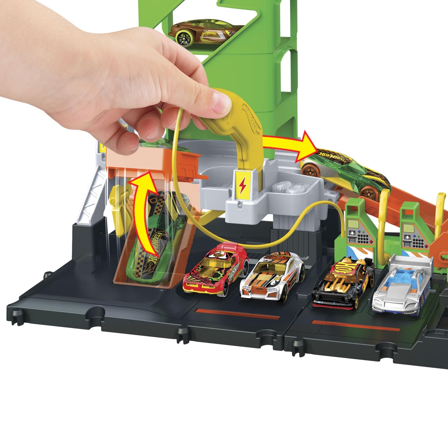 Hot Wheels City Super Recharge Fuel Station Set