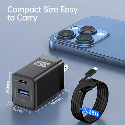 35W USB-C Wall Charger with 3ft Cable