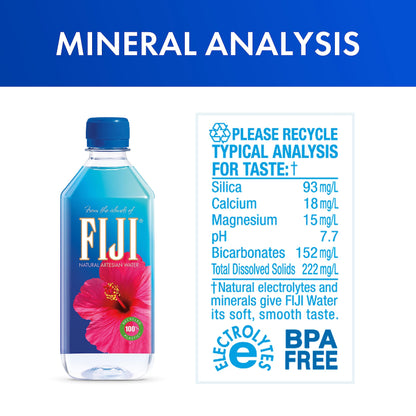 24 Pack FIJI Natural Artesian Water 500mL