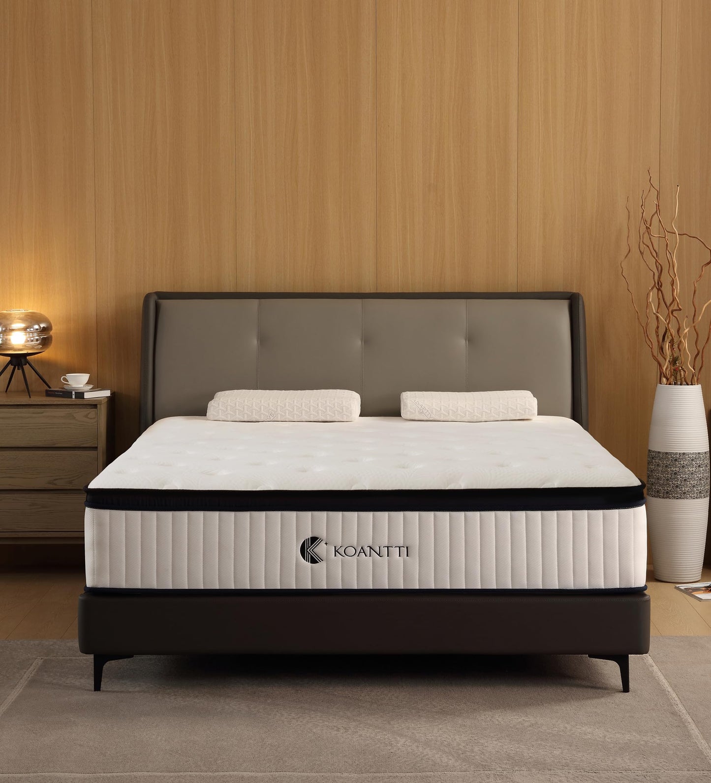 KOANTTI 14 Inch Memory Foam Hybrid Mattress