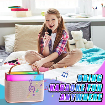 Mini Karaoke Machine for Kids with Microphone