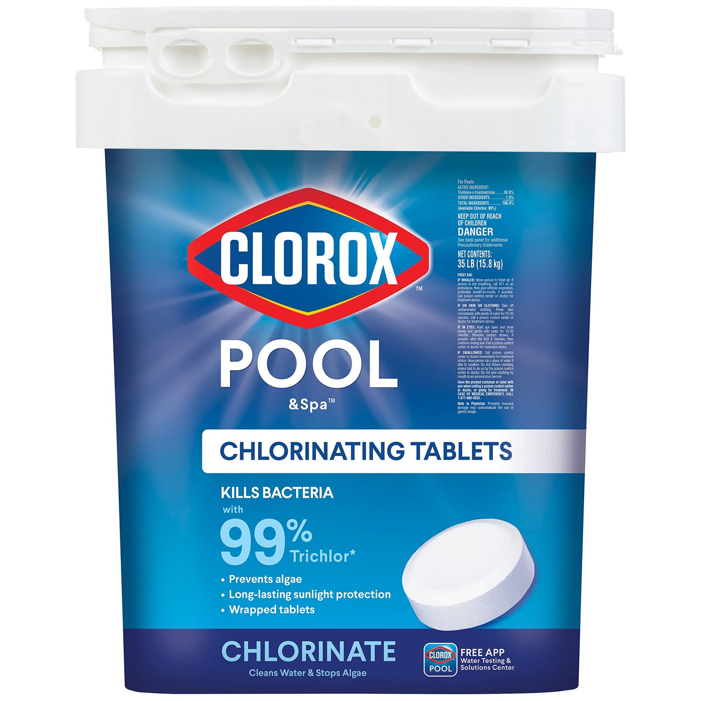35LB Clorox Pool & Spa Chlorinating Tablets