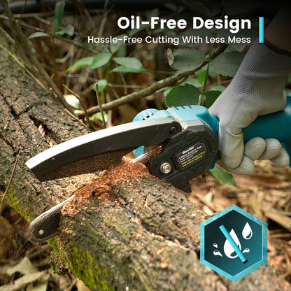 6-Inch Cordless Mini Chainsaw for Tree Trimming