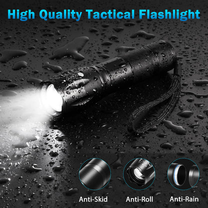 6 Pack High Lumens LED Tactical Flashlights