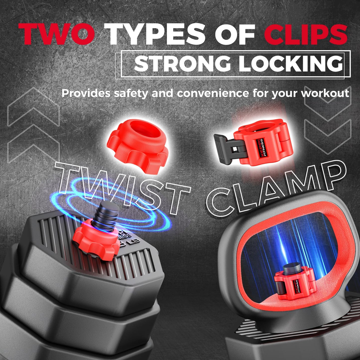 Keppi Fitness Adjustable Dumbbell Set for Home Gym