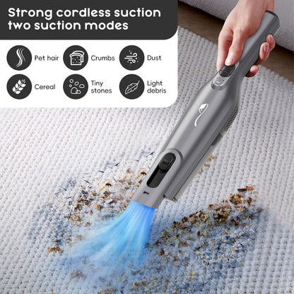 Cordless Handheld Vacuum with LED Light