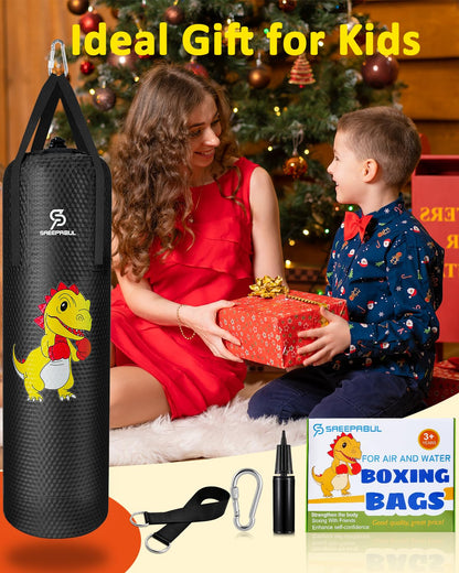 Kids Punching Bag for Boxing - Air/Water Fillable
