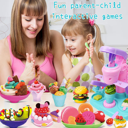 26 PCS Ice Cream Maker Dough Set for Kids