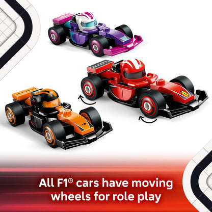 LEGO 6 Pack F1 Race Cars Building Set