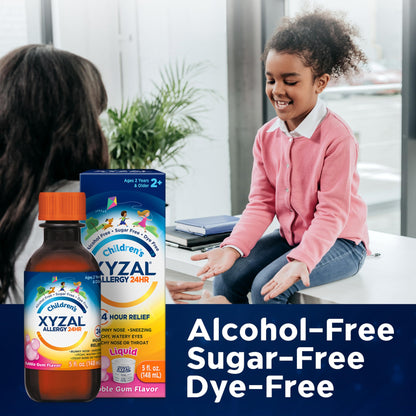 Xyzal Allergy Relief for Kids, 24 Hour Liquid