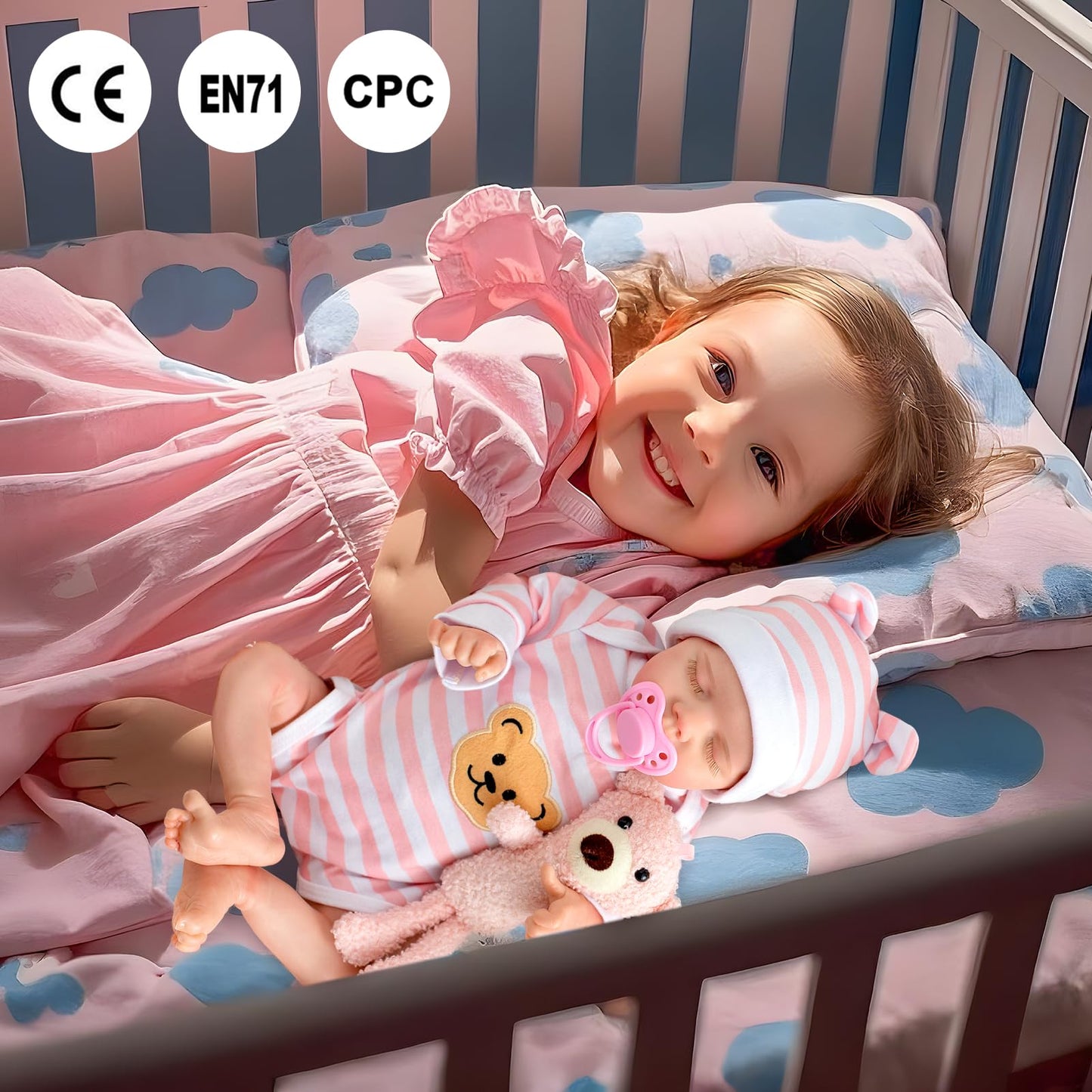 18 Inch Lifelike Reborn Baby Doll for Kids