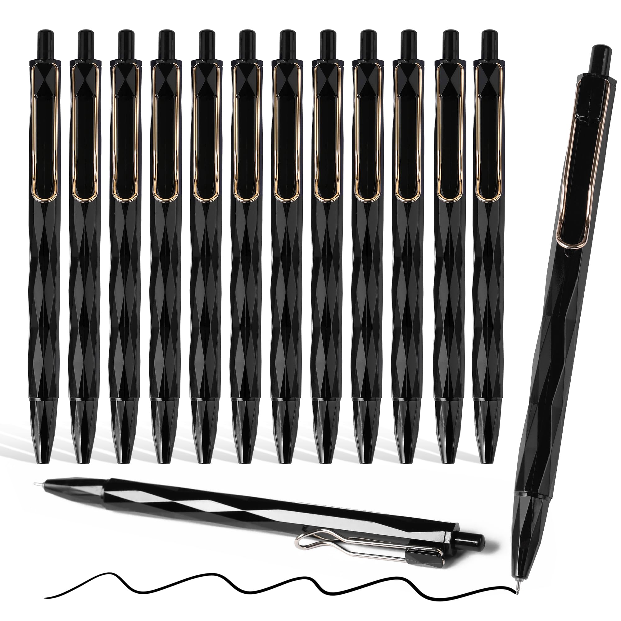 UPDATE: DEAD RIANCY Gel Pens 12 Pcs Smooth Writing Pens No Bleed & Sme ...