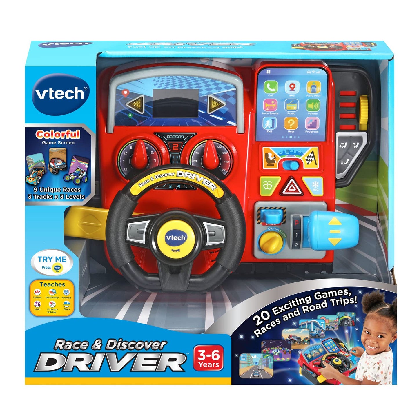 VTech Race and Discover Driving Toy for Kids