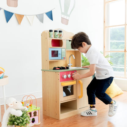 Teamson Kids Interactive Wooden Play Kitchen