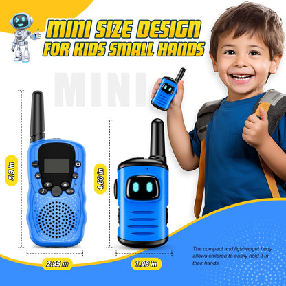 2 Pack Kids Walkie Talkies for Outdoor Fun