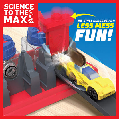 Be Amazing! Toys Science to The Max DIY Rocket Race Car Science Experiment for Kids & Teens - STEM Chemistry Kit for Boys and Girls - Make Your Own Water Race Rocket with Race Track for Ages 8+