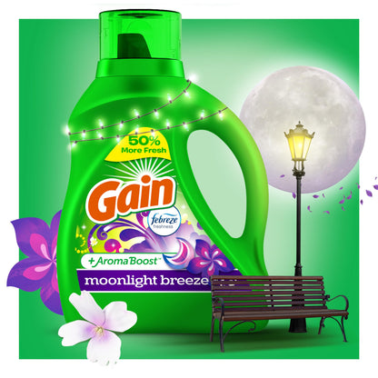 Gain Moonlight Breeze Laundry Detergent, 45 Loads