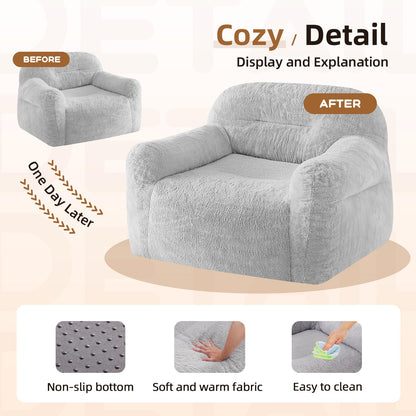 Giant Bean Bag Chair for Adults - Comfy Sofa