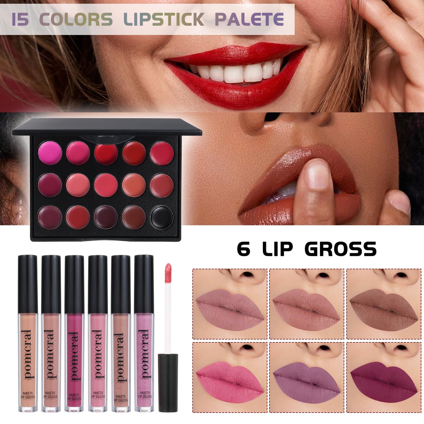 Makeup Kit for Teens and Beginners by Pomcral
