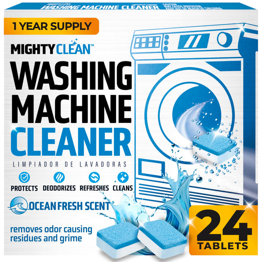 Washing Machine Cleaner Tablets - 24 Pack