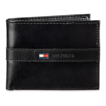 Tommy Hilfiger Slim Leather Bifold Wallet with ID