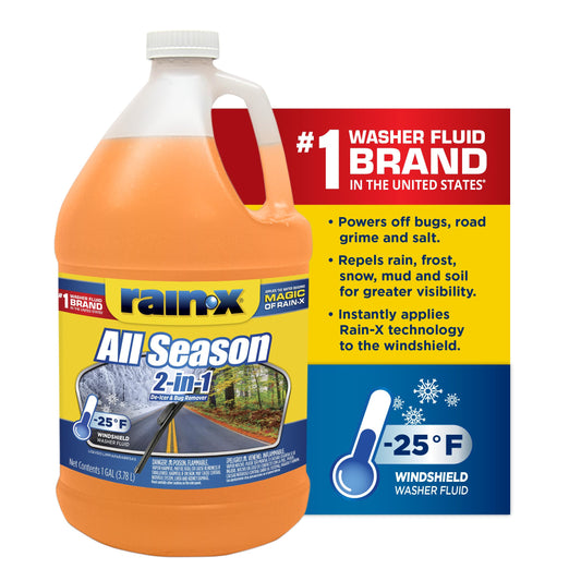 Rain-X 2-in-1 Windshield Washer Fluid - 1 Gallon