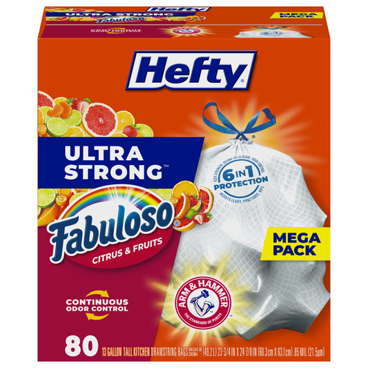 Hefty 13 Gallon Ultra Strong Trash Bags