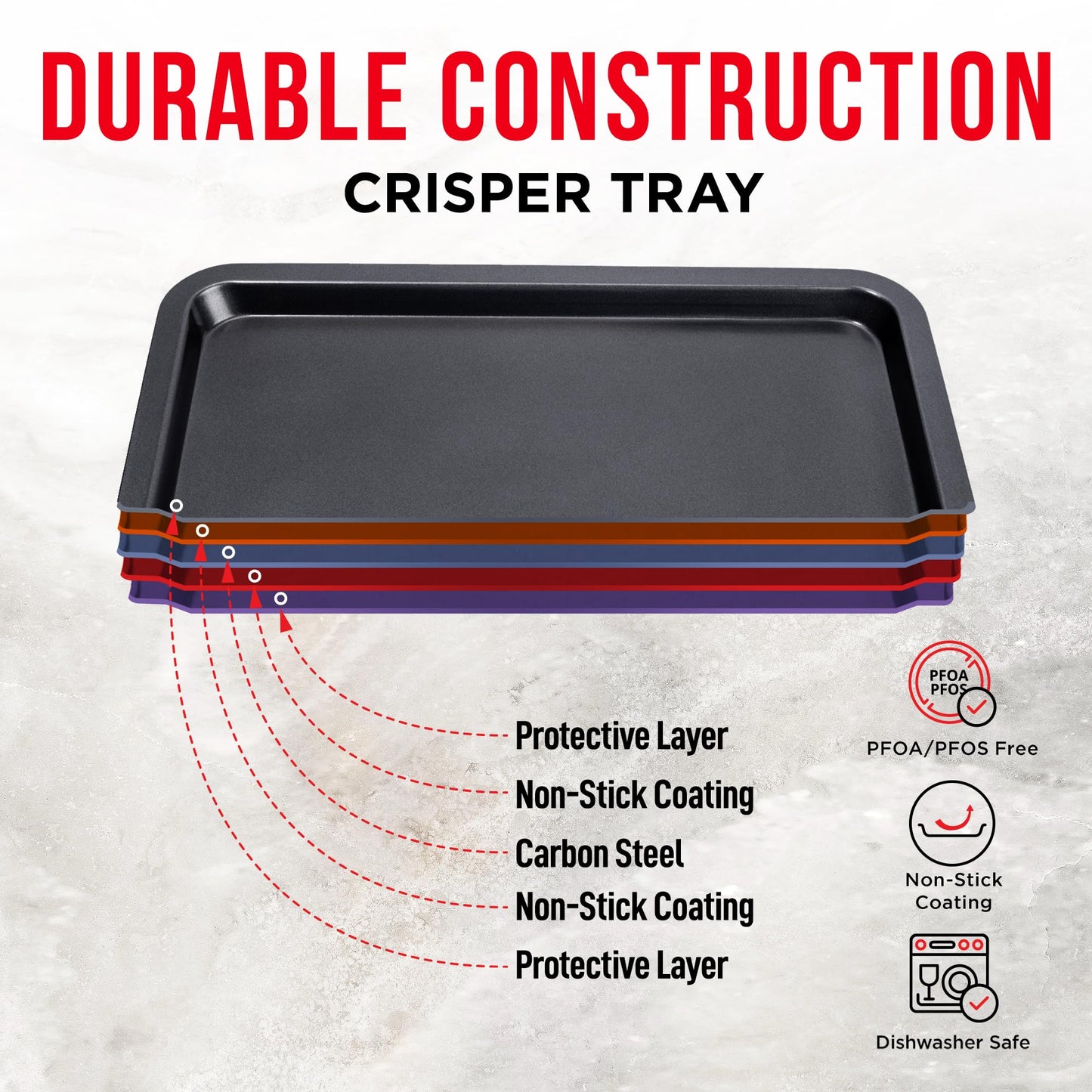 2 in 1 Air Fryer Tray by Bakken Swiss
