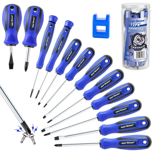 CARTMAN 12-Piece Magnetic Screwdriver Set