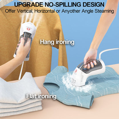 Handheld Garment Steamer, 5 in 1 Portable Garment Steamer Iron for Home and Travel, 1000W 30s heat up 250ml water tank & glove for handheld Clothes Steamer Gifts for Men & Women, Thanksgiving Day Gift