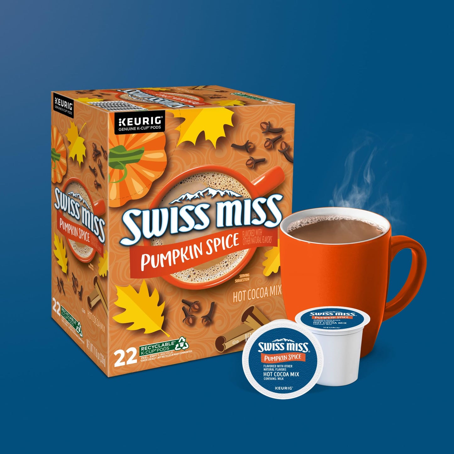 Swiss Miss Pumpkin Spice Hot Cocoa K-Cup Pods