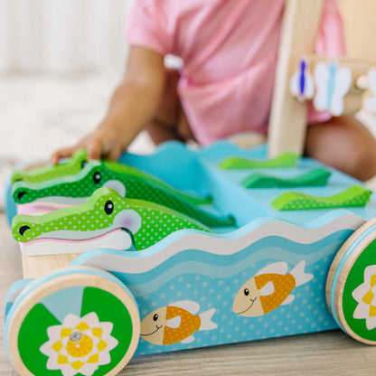 Melissa & Doug Wooden Push Toy for Toddlers