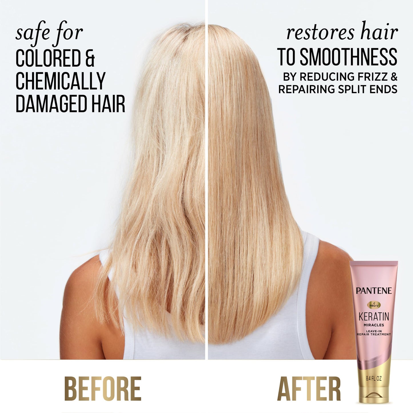 Pantene Keratin Leave-In Conditioner for Damaged Hair
