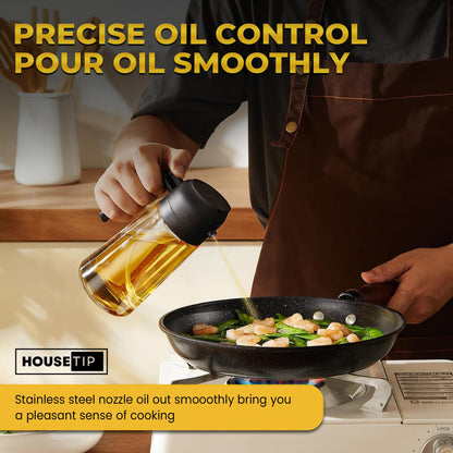 Oil Dispenser Spray Bottle for Cooking 16.9 Oz