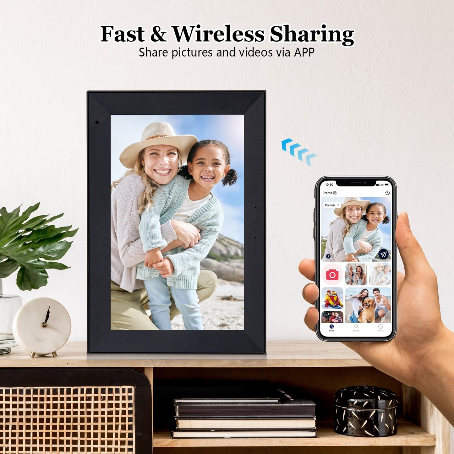 10.1" WiFi Digital Photo Frame with Video Call And Touch Screen