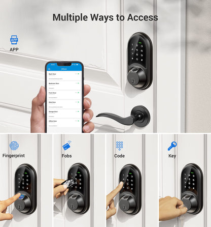 Veise Fingerprint Smart Lock with Keyless Entry