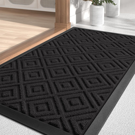 Absorbent Non-Slip Outdoor Doormat 17"x29"