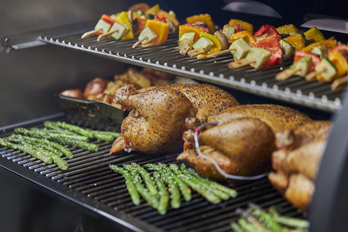 Weber SmokeFire EPX6 Wood Fired Pellet Grill, Stealth Edition Large