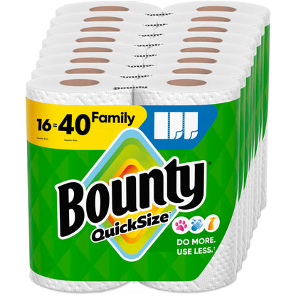 16 Family Rolls Bounty Paper Towels