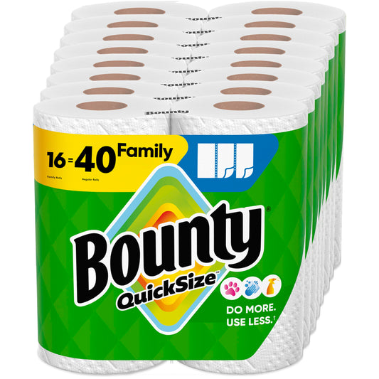 16 Family Rolls Bounty Paper Towels