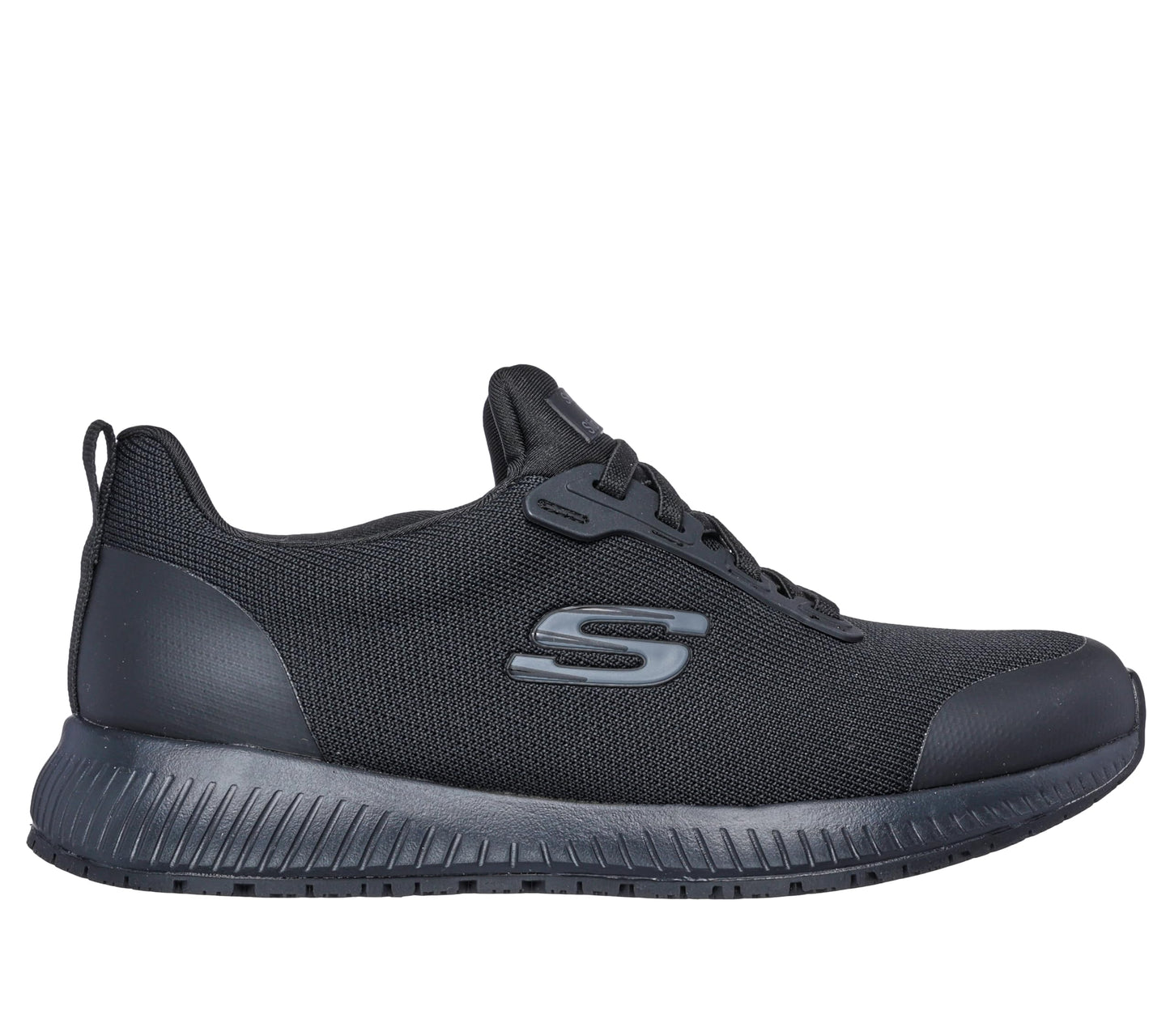 Skechers Women's Squad Sr Food Service Shoe, Black, 9.5