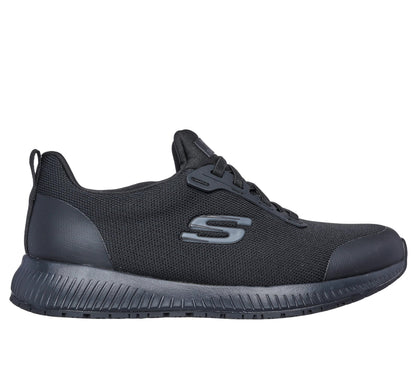 Skechers Women's Squad Sr Food Service Shoe, Black, 9.5