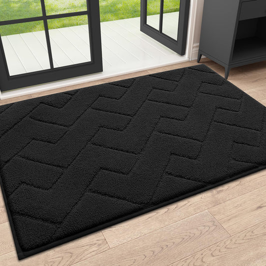 Indoor Door Mat with Non-Slip Rubber Backing