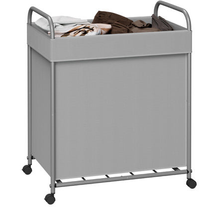 80L Rolling Laundry Basket with Wheels
