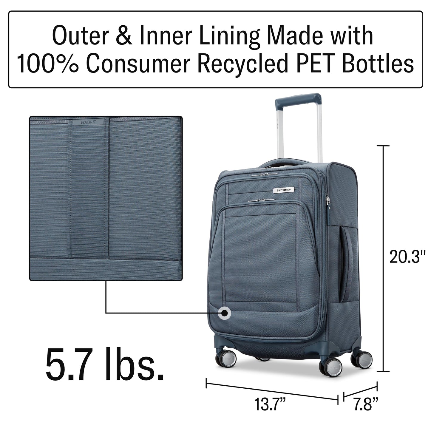Samsonite 20" Lightweight Expandable Carry-On Luggage