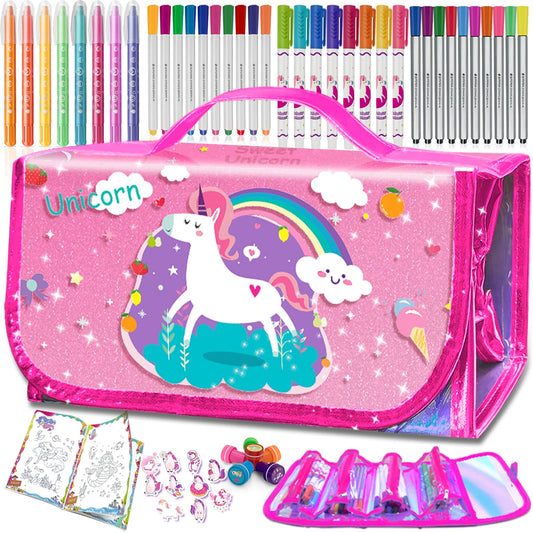 56 PCS Washable Scented Markers Set for Kids