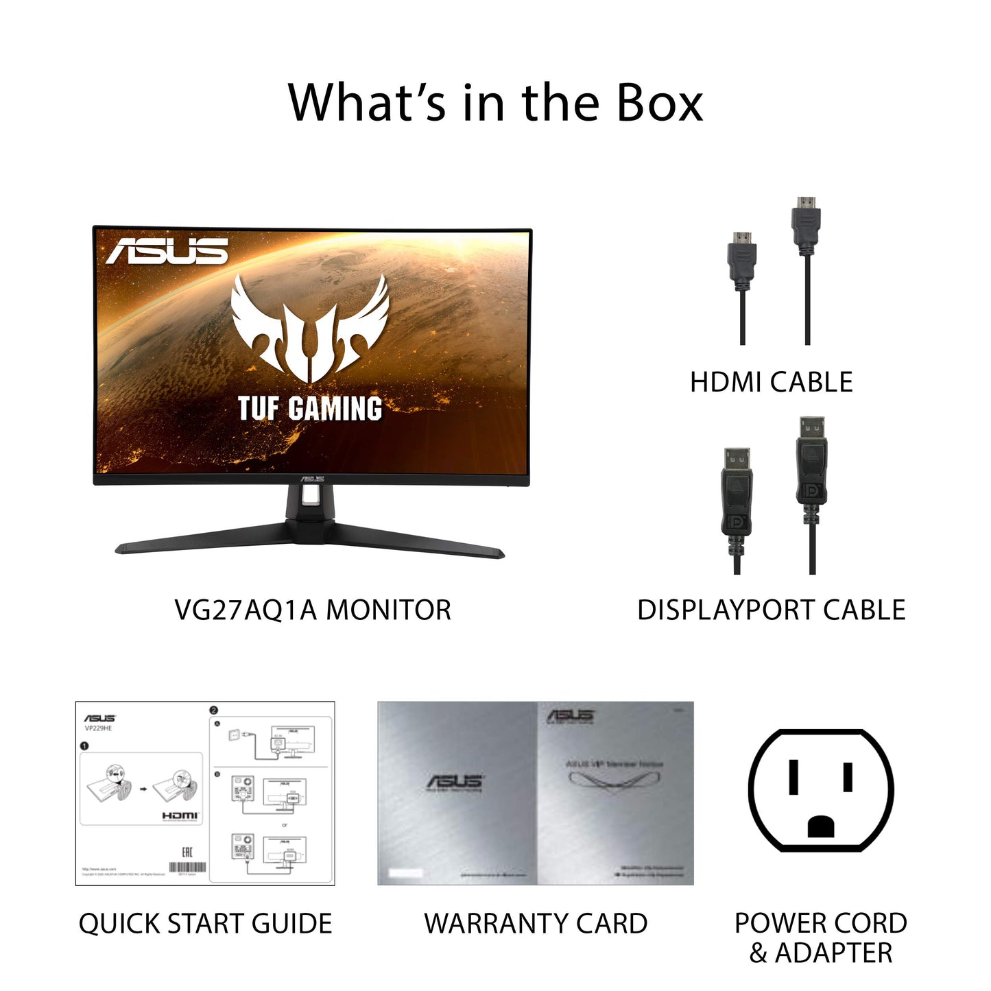 ASUS 27" 2K HDR Gaming Monitor 170Hz