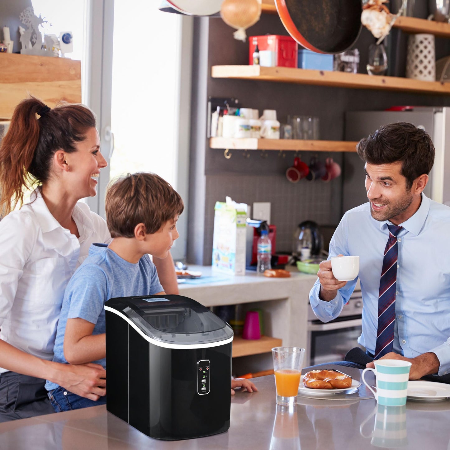 Euhomy 26 lbs Countertop Ice Maker Machine