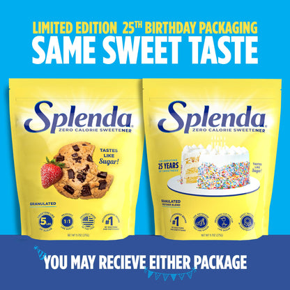 SPLENDA Zero Calorie Granulated Sweetener, 9.7 Oz