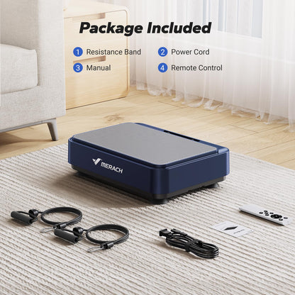 MERACH Full Body Vibration Plate with Ropes